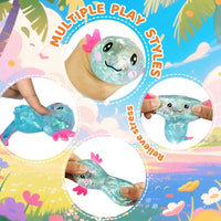 Glitter Axolotl Squishy | Sparkly Sugar-Filled Stress Fidget