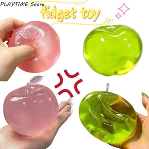 Coconut Oil Squishy Ball | Clear Jelly Stress Relief Fidget
