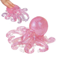 Glitter Octopus Squishy | Sparkly Stress Relief Fidget Toy