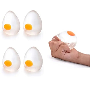 Funky Egg Squishy Ball | Clear Splat Stress Relief Fidget