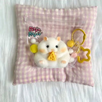 Fuzzy Hamster Taba Squishy | Soft Mochi Stress Relief Fidget