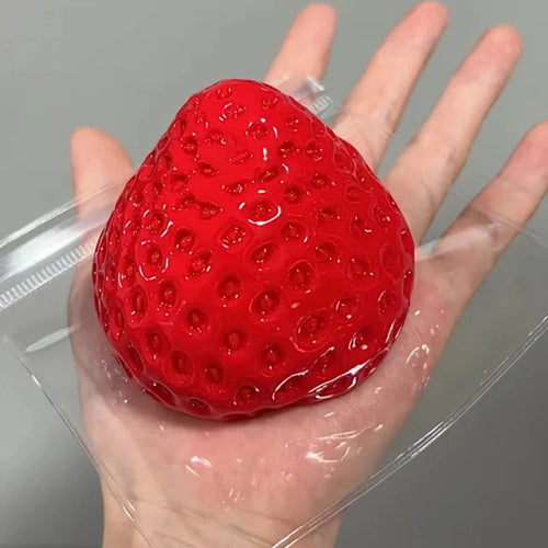 Strawberry Taba Squishy Toy | Soft Slow Rebound Stress Fidget