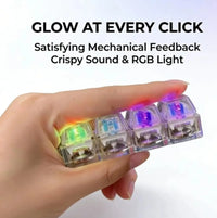 Spinning Pop It Fidget Toy | Transparent Button Stress Relief