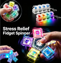 Spinning Pop It Fidget Toy | Transparent Button Stress Relief