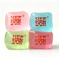 Glow-in-the-Dark Ice Cube Squishy | NeeDoh Stress Relief Toy