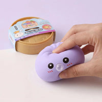 Bubble-Blowing Dumpling Squishy Toy | Soft Bao Bun Stress Relief Fidget