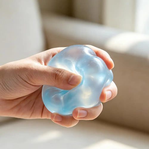 Coconut Oil Mochi Squishy | Soft Stretchy Stress Relief Toy