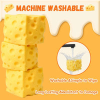 Cheese Block Squishy Toy | Soft Slow-Rising Stress Relief Fidget
