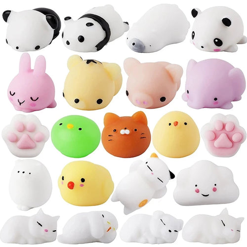 Mochi Animal Squishy Toys | Cute Stress Relief Party Favors