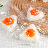 Egg Yolk Squishy Toy | Kawaii Rice Ball Stress Relief Fidget
