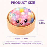 Cutsie Mini Steamed Bun Squishy Toy | Soft Aesthetic Desk Decor Fidget