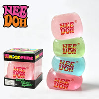 Glow-in-the-Dark Ice Cube Squishy | NeeDoh Stress Relief Toy