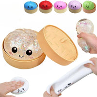 Dumpling Squishy Toy | Slow Rising Stress Relief Fidget for Desk