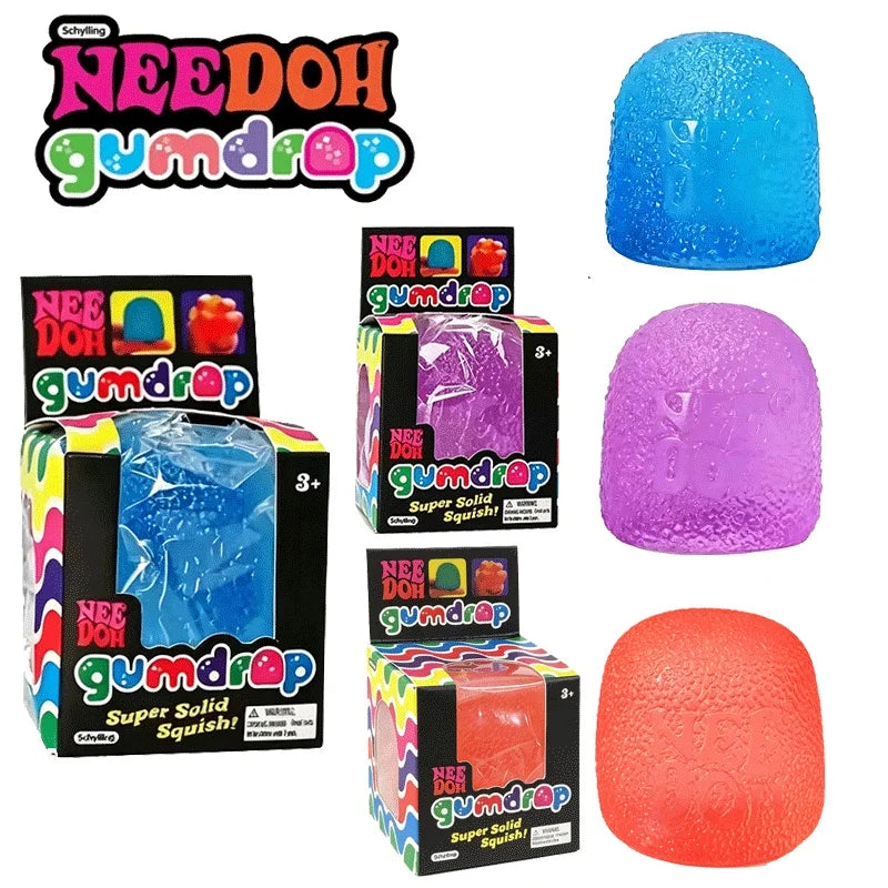 NeeDoh Gumdrop Sensory Toy | ADHD Focus Stress Relief Fidget